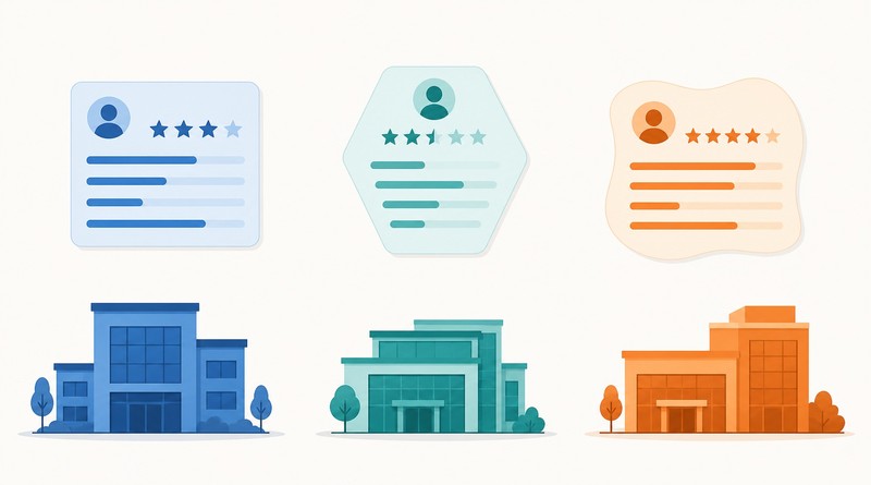Three regional offices each using a different, disconnected candidate scoring standard