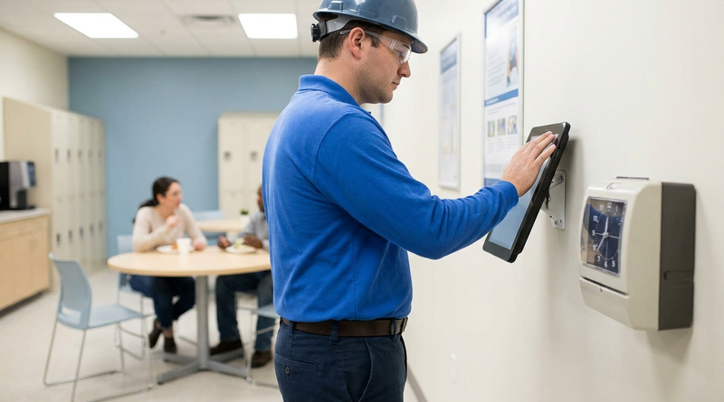 Workday EEO-1 report self-identification at frontline kiosk
