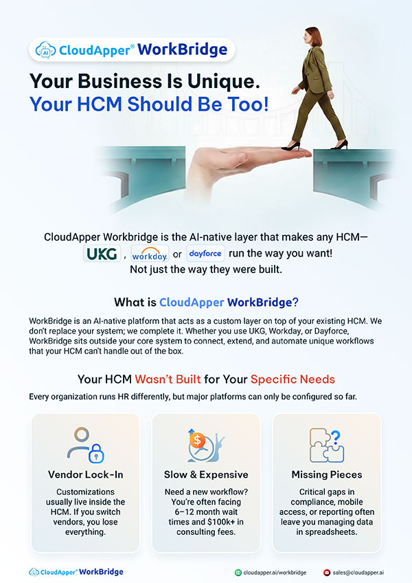 CloudApper-Workbridge-Datasheet-Generic
