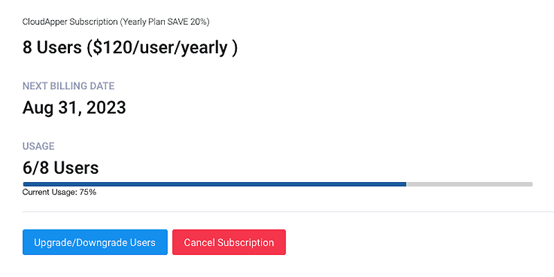 Scalability Screenshots