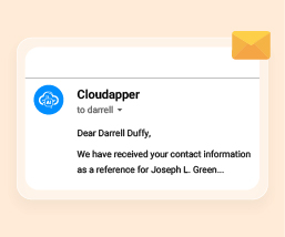 cloudapper-sends-email-to-referre-for-seamless-reference-check-automation
