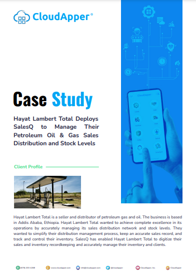 Hayat Lambert Total Deploys SalesQ to Manage Their Petroleum Oil & Gas Sales Distribution and  Stock Levels