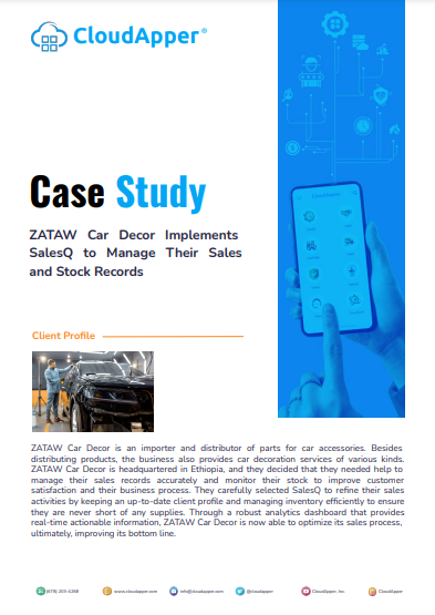 ZATAW Car Decore Implements SalesQ to Manage Their Sales and Stock Records